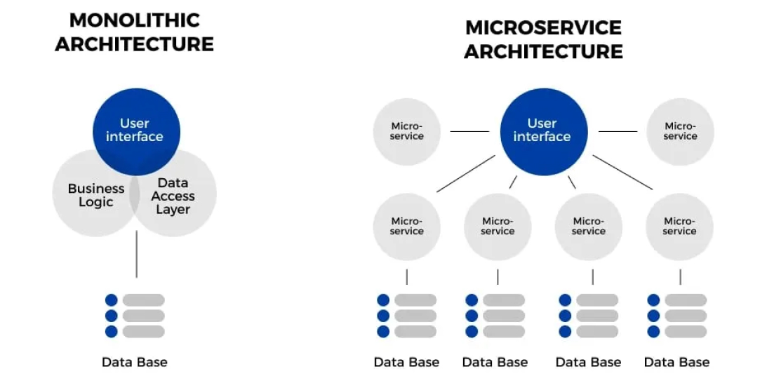 Monolithic vs. Microservices Architecture