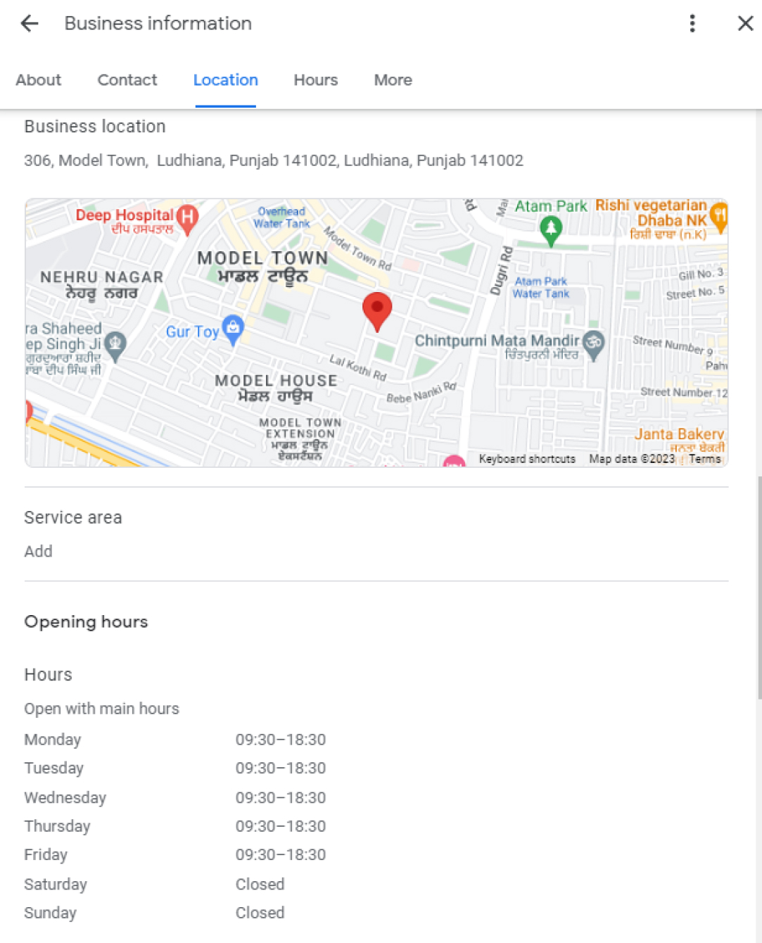 add valuable information in GMB page