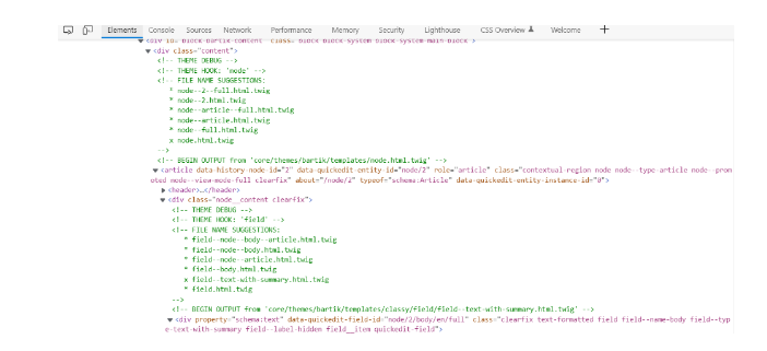 Enabling twig debugging