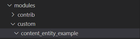 Create Drupal Custom Entity