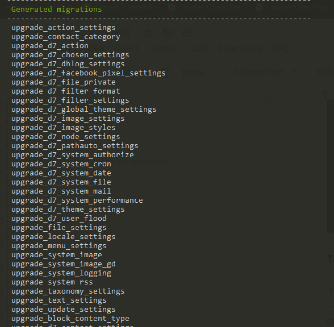 drush migrate:upgrade