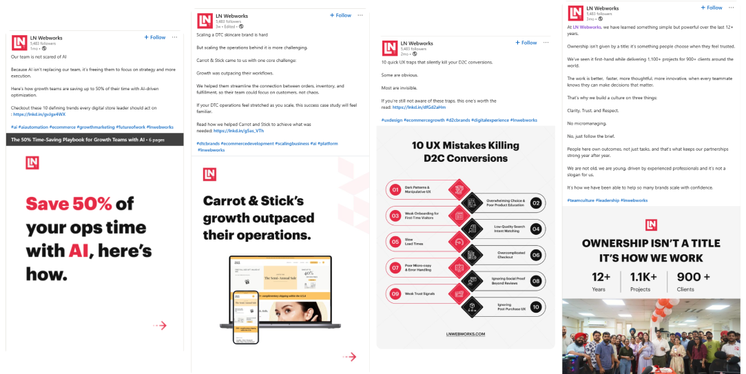 Community engagement and knowledge sharing at LN Webworks 