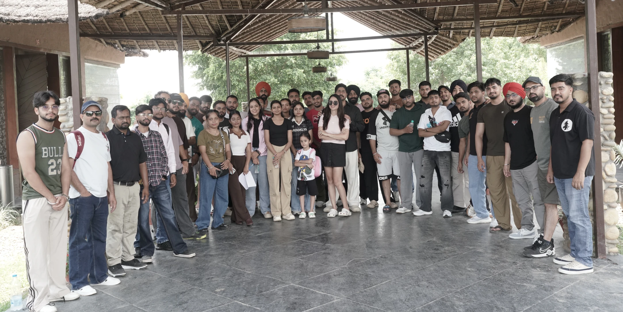 LN Webworks team celebrating 13 years at Gaj Resorts
