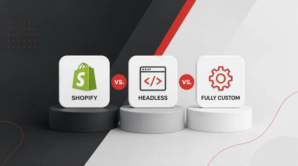 Shopify vs. Headless vs. Fully Custom: Which Ecommerce Platform Fits Your Stage?
